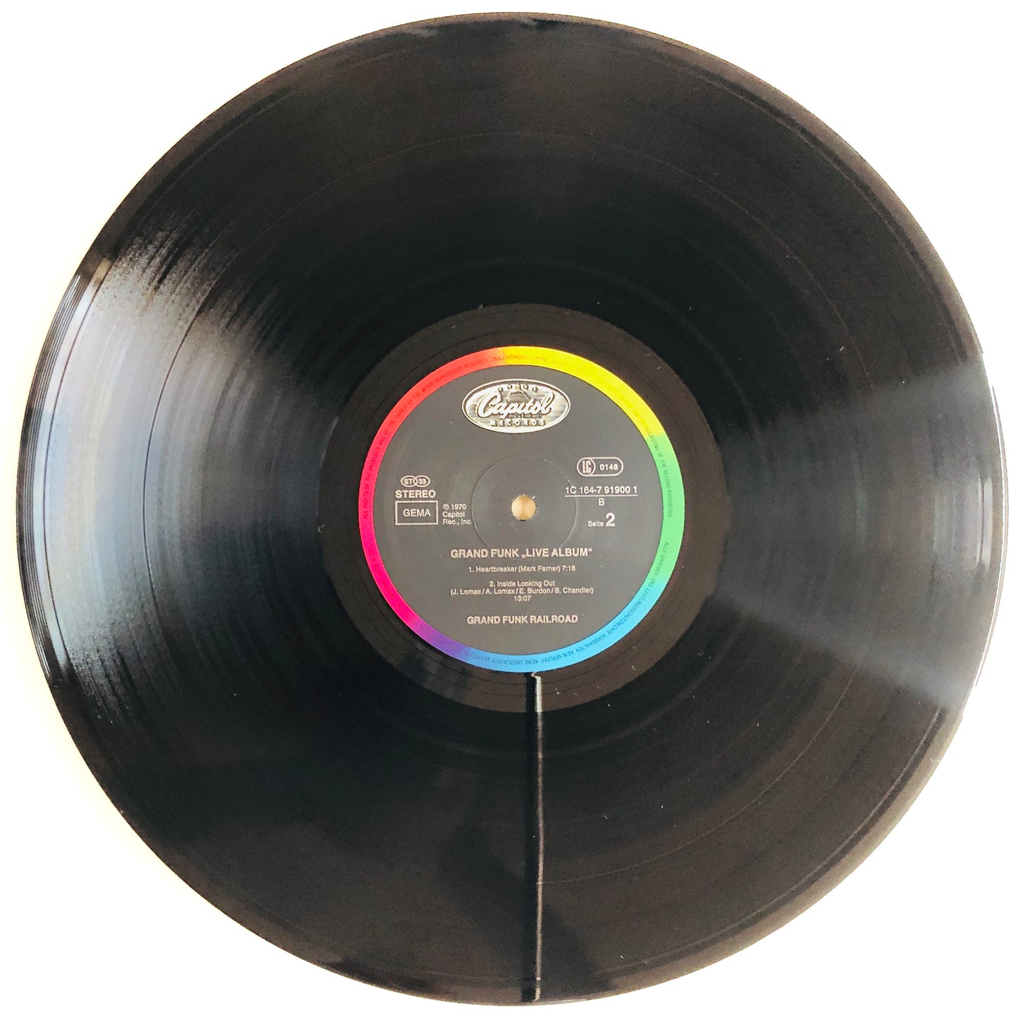GRAND FUNK RAILROAD - Live Album - Doppio Vinile Nero (Black Double Vinyl)