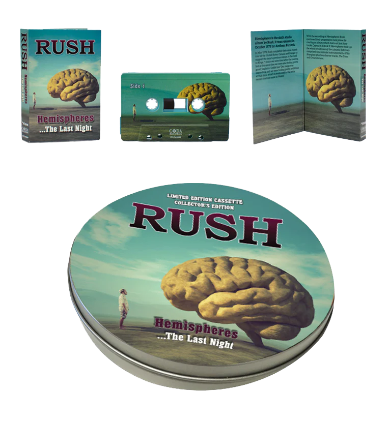 RUSH - Hemispheres … The Last Night - Musicassetta Fotografica (Picture MC)