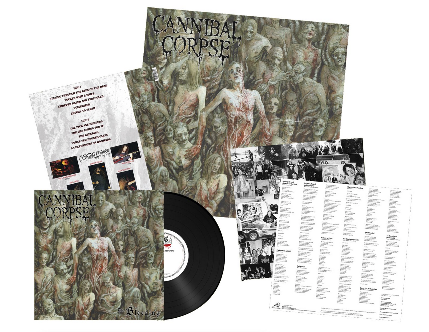 CANNIBAL CORPSE - The Bleeding - Vinile Nero Rimasterizzato (Remastered Black LP)