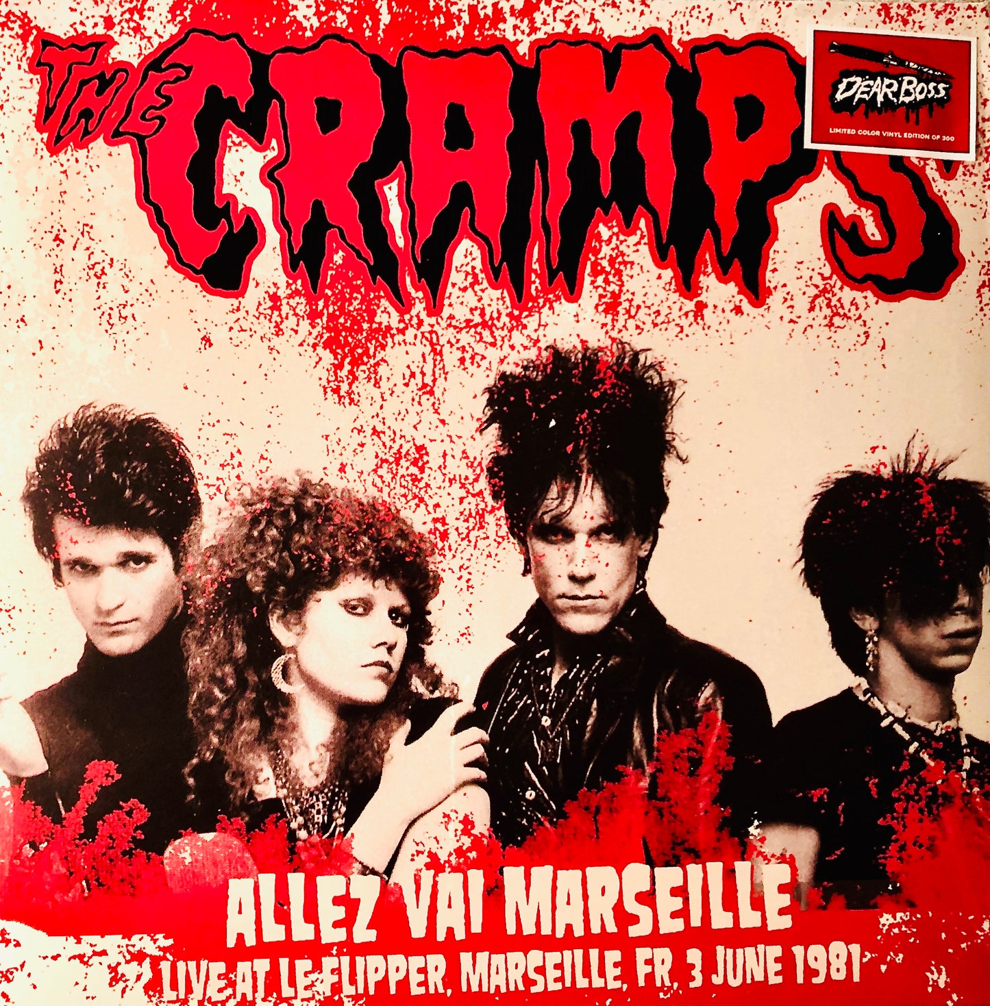 The CRAMPS	- Allez vai Marseille - Vinile Rosso Trasparente (Ed. Lim. 300 copie)