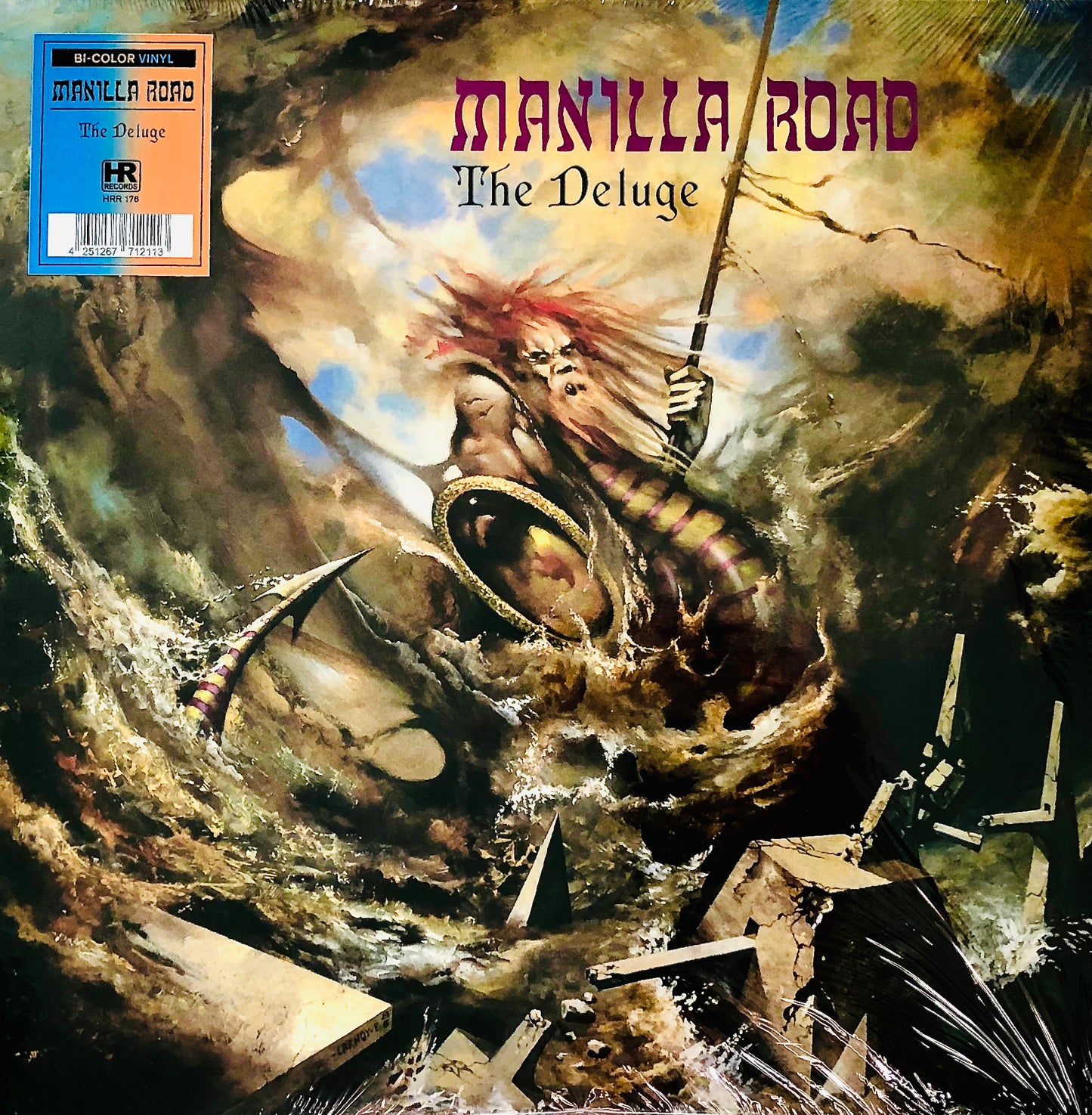 MANILLA ROAD - The Deluge - Vinile Bicolore Arancione / Blu (Ed. Lim. Deluxe 2022)