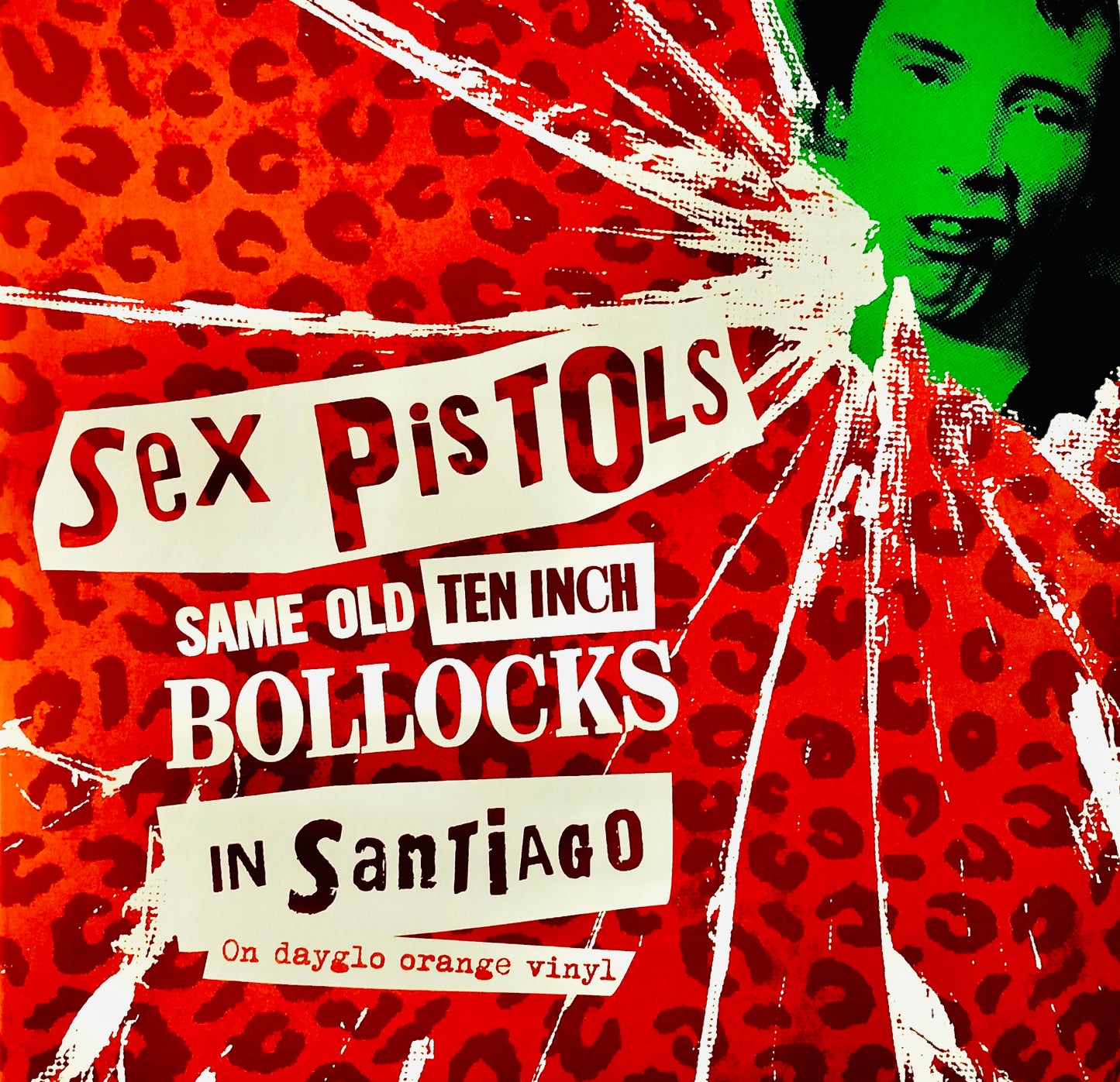 SEX PISTOLS	- Same old ten inch Bollocks in Santiago - Doppio Vinile Arancione Fiammato (importazione UK)
