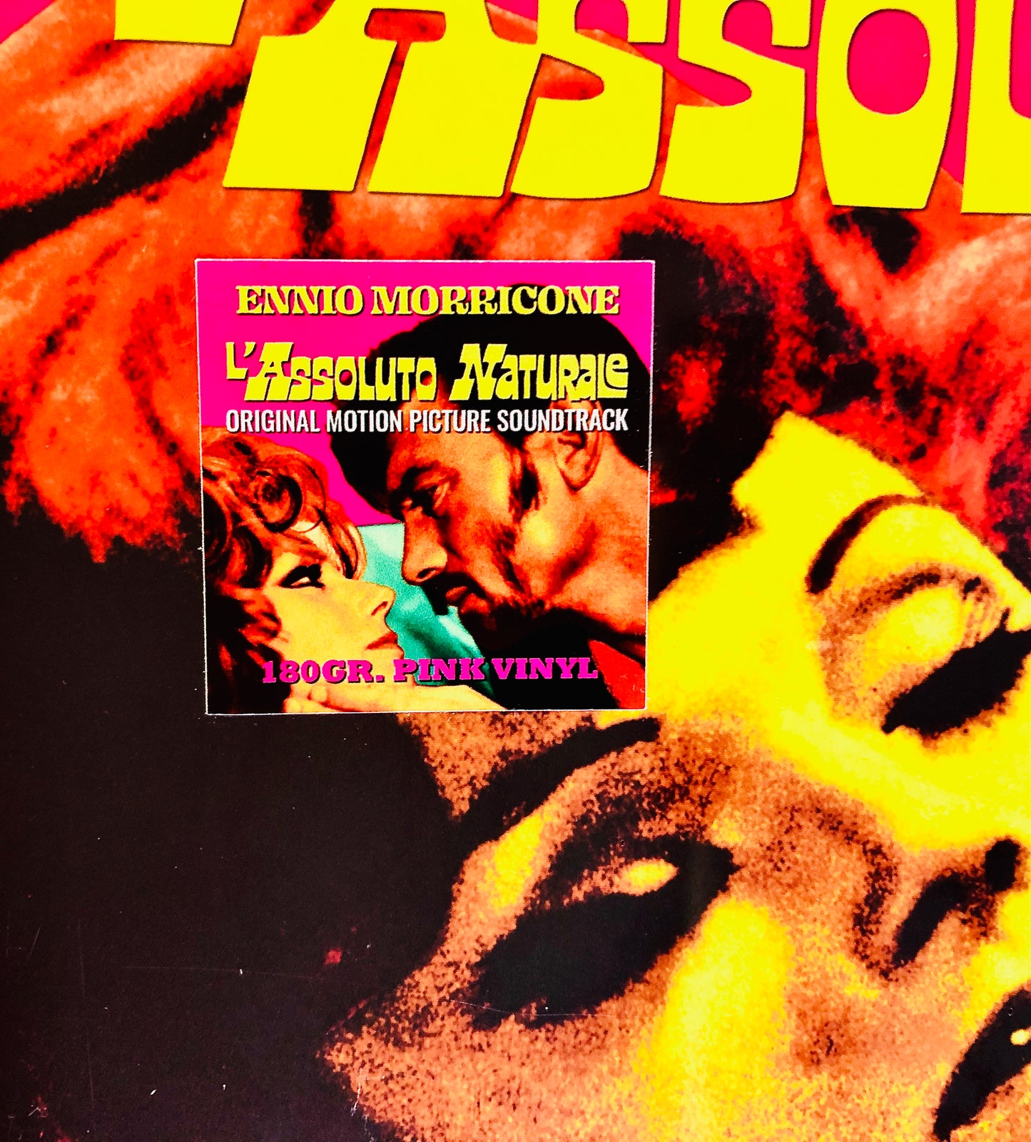 ENNIO MORRICONE - L’Assoluto Naturale - Vinile  Rosa Solido Rimasterizzato / Colonna Sonora