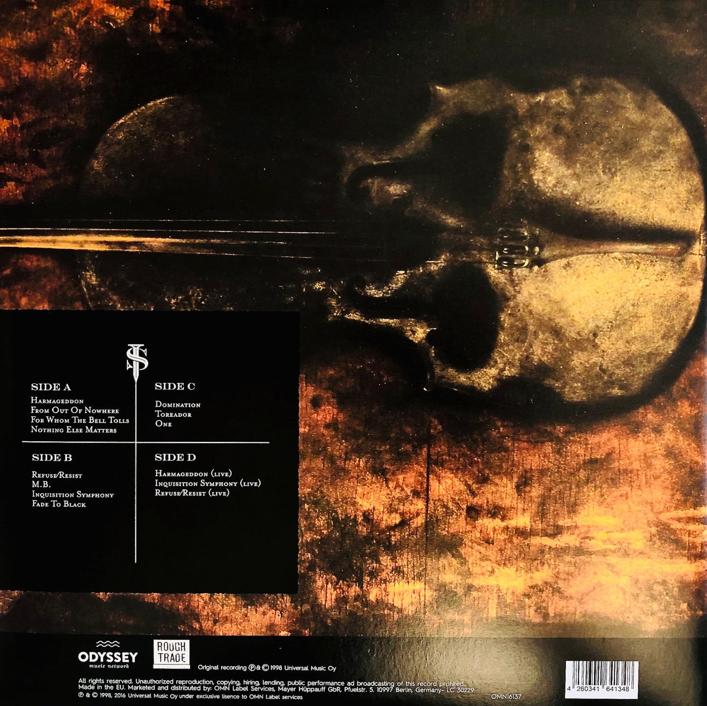 APOCALYPTICA - Inquisition Symphony - Doppio Vinile Nero Rimasterizzato (Ed. 2016)