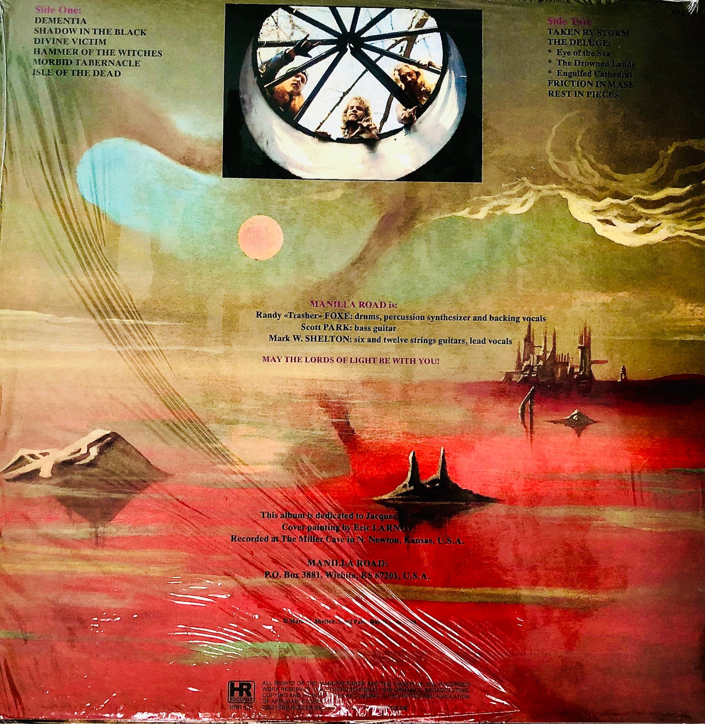 MANILLA ROAD - The Deluge - Vinile Bicolore Arancione / Blu (Ed. Lim. Deluxe 2022)