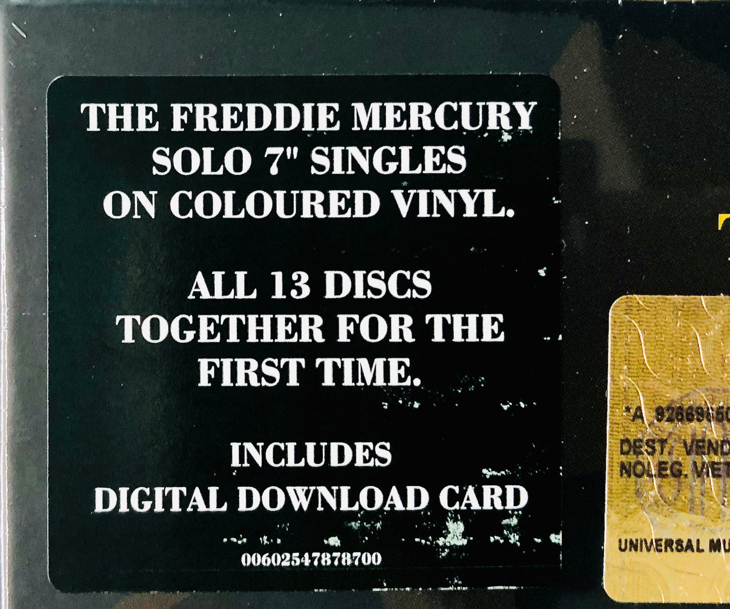 FREDDIE MERCURY - Messenger of the Gods - Cofanetto Deluxe Colorato