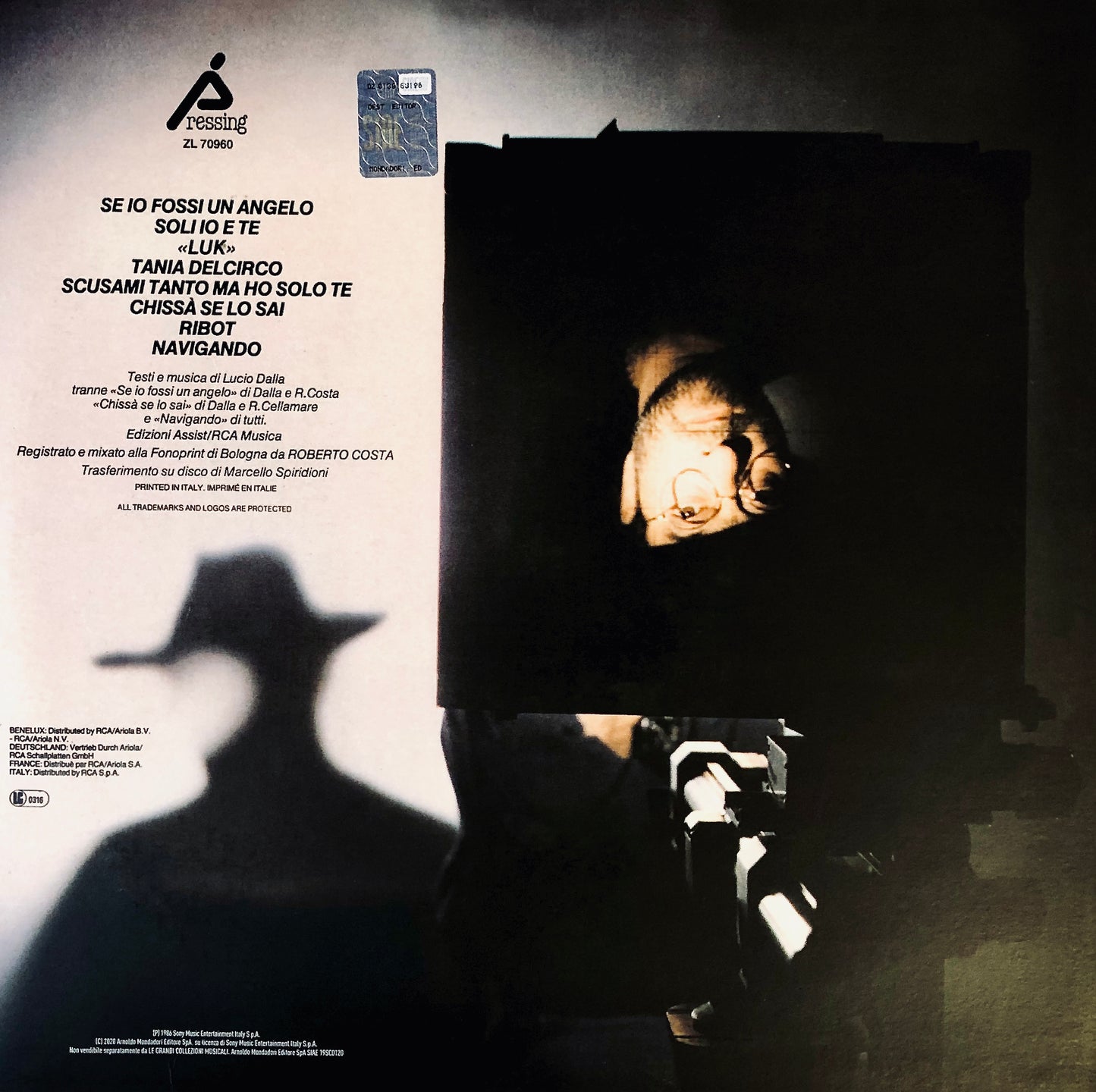 LUCIO DALLA - Bugie - Vinile Nero (Black Vinyl)
