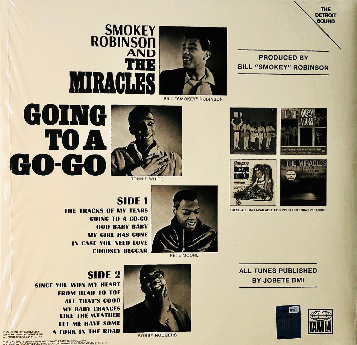SMOKEY ROBINSON and THE MIRACLES - Going to a Go-Go - Vinile Rimasterizzato (Remastered Vinyl)