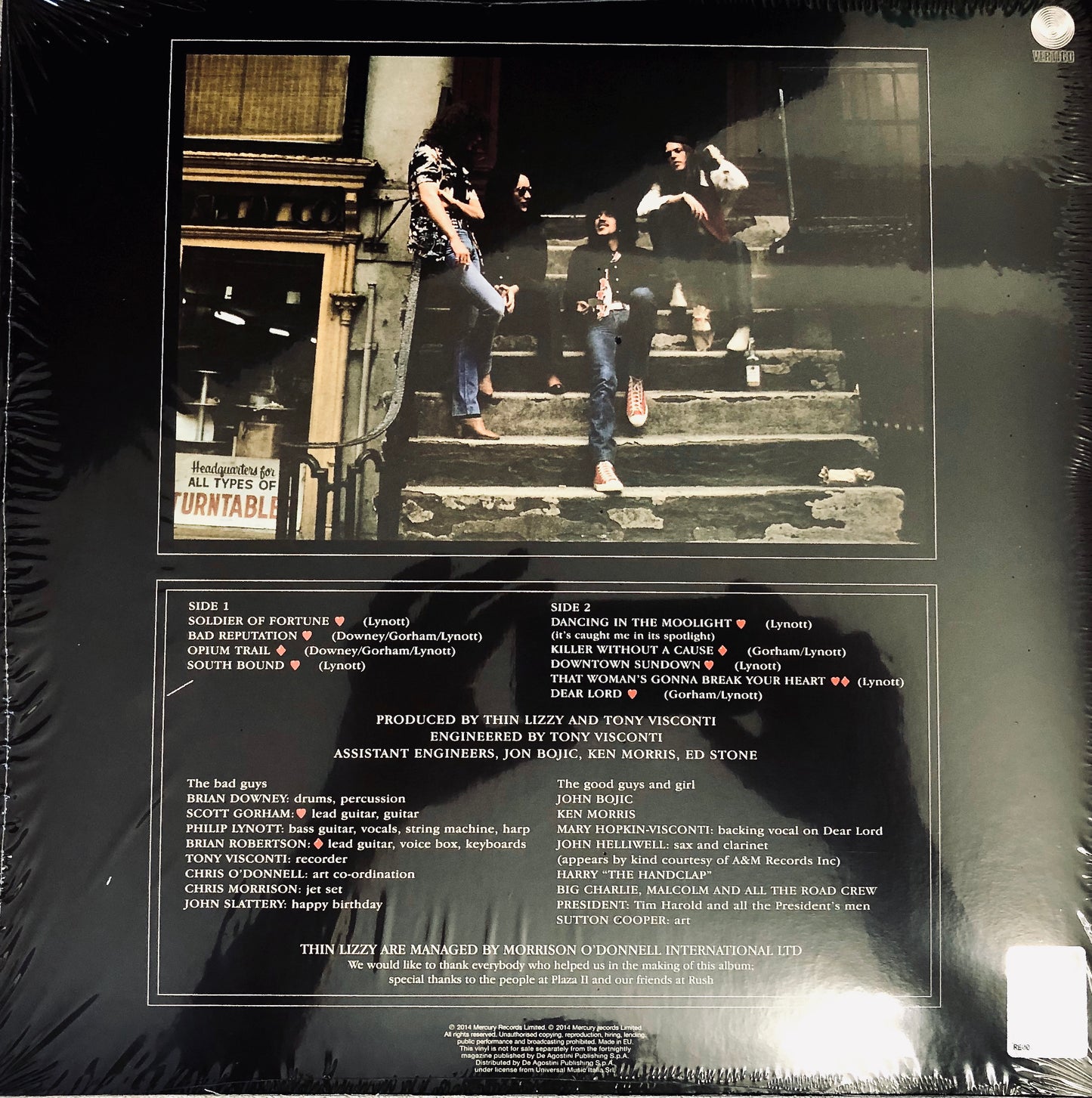 THIN LIZZY - Bad Reputation - Vinile Nero