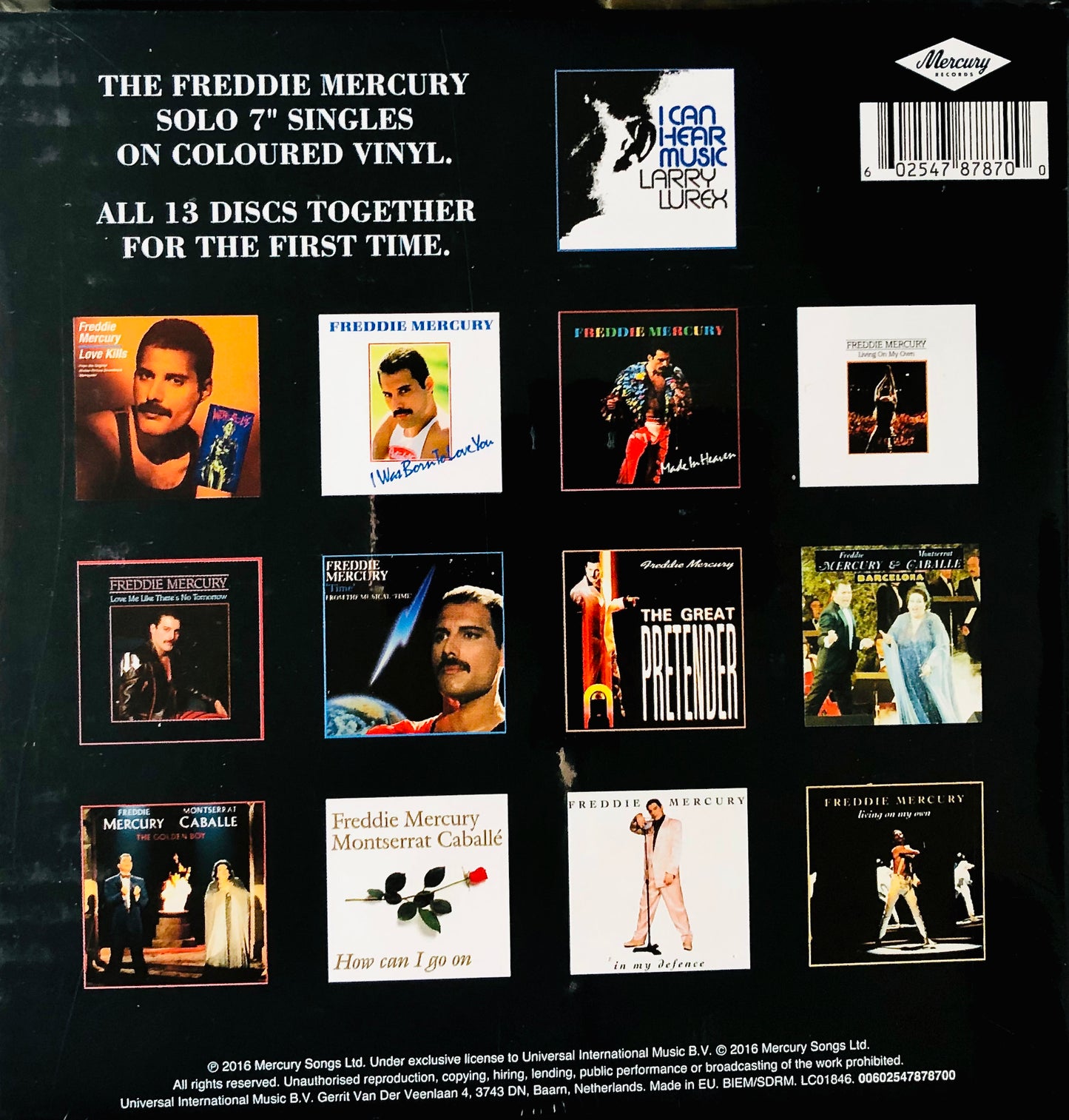 FREDDIE MERCURY - Messenger of the Gods - Cofanetto Deluxe Colorato