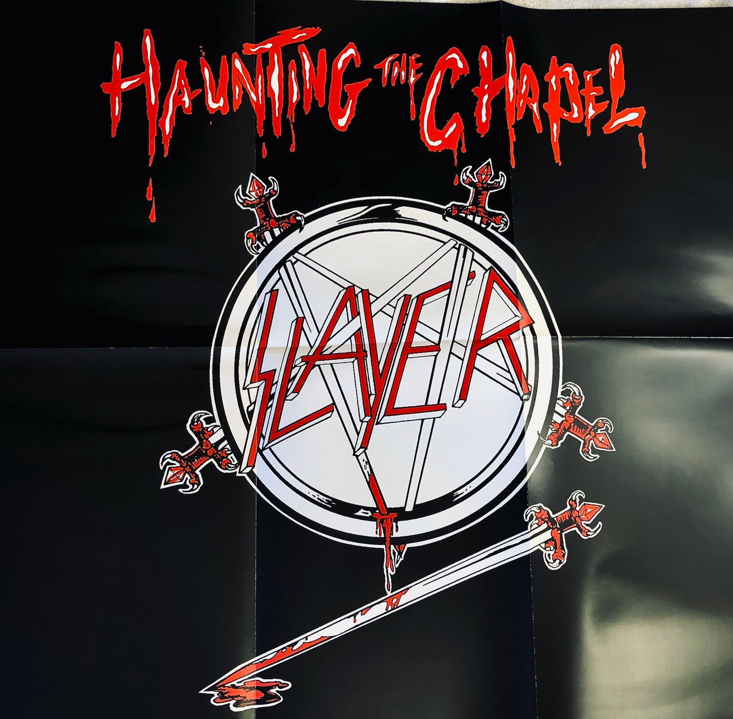 SLAYER - Haunting the Chapel - Vinile Splatter Rosso / Bianco