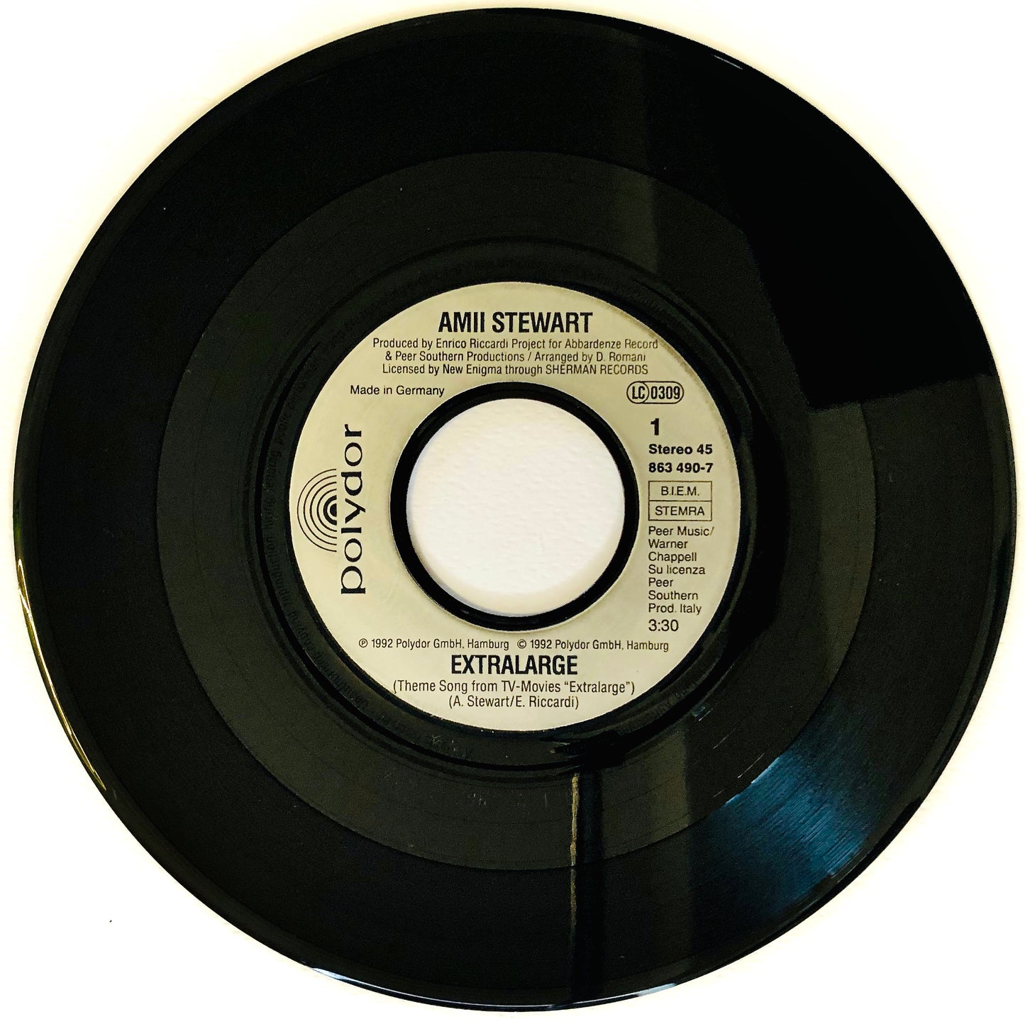 AMII STEWART - Extralarge -  45rpm Usato / Colonna Sonora