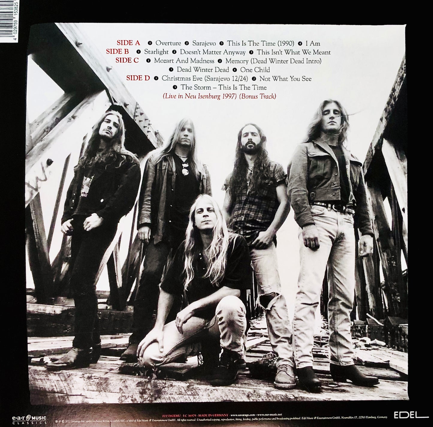 SAVATAGE - Dead Winter Dead - Doppio Vinile Rosso (2022 Deluxe Edition)