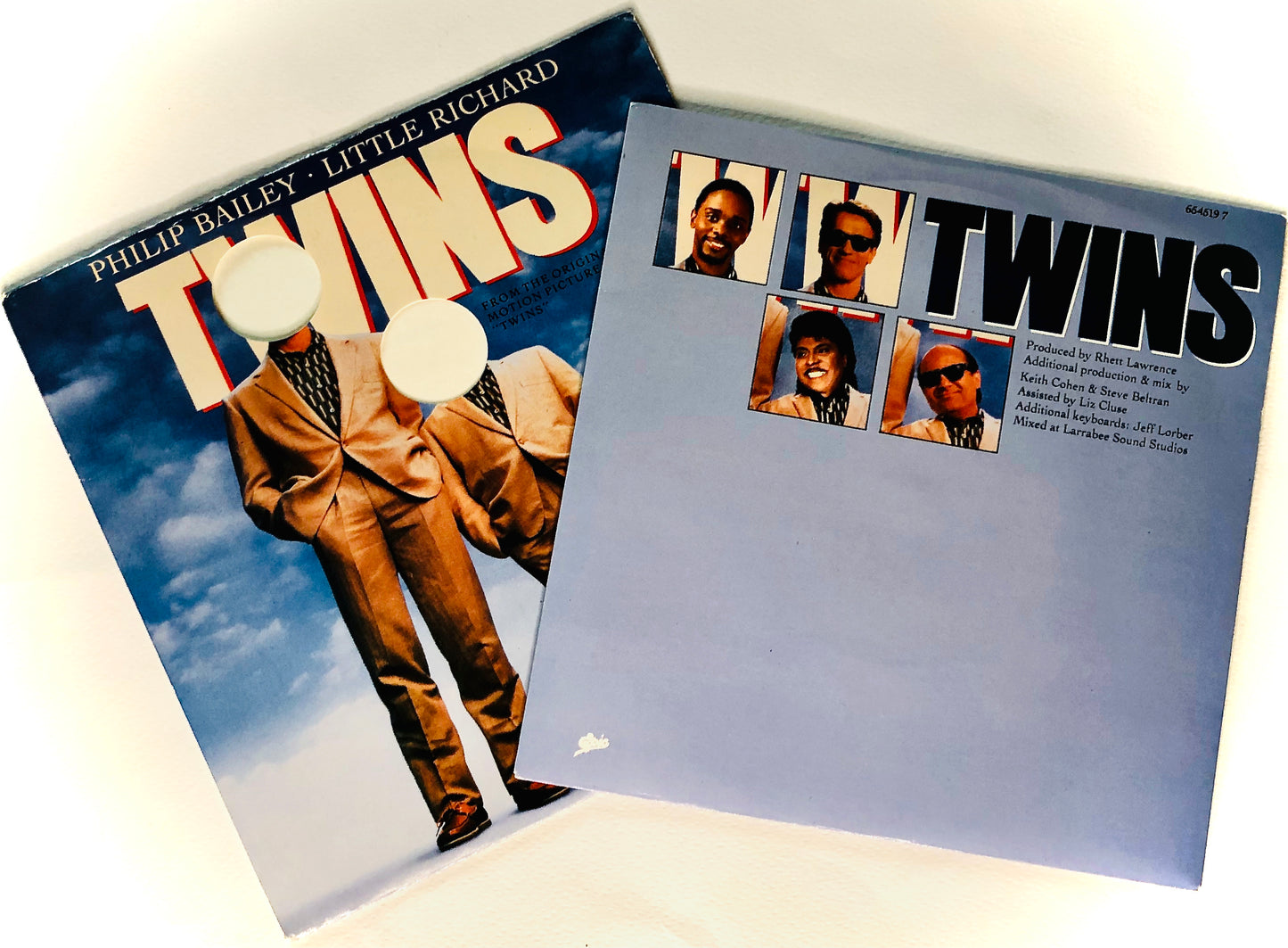 PHILIP BAILEY / LITTLE RICHARD - Twins - 45rpm Usato / Colonna Sonora