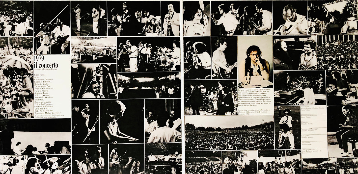 Omaggio a Demetrio Stratos - 1979 Il Concerto (Arena Civica di Milano,giovedì 14 giugno 1979) - Doppio Vinile Nero