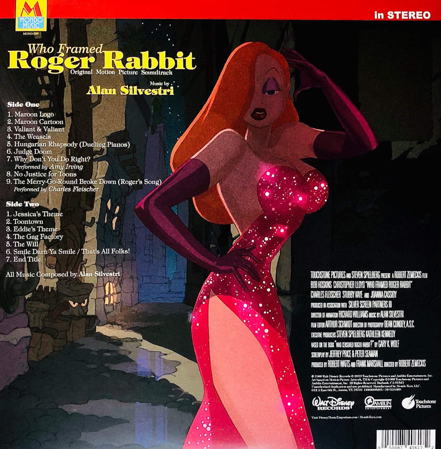 ALAN SILVESTRI - Chi ha incastrato Roger Rabbit -  Vinile Nero (Black Vinyl)