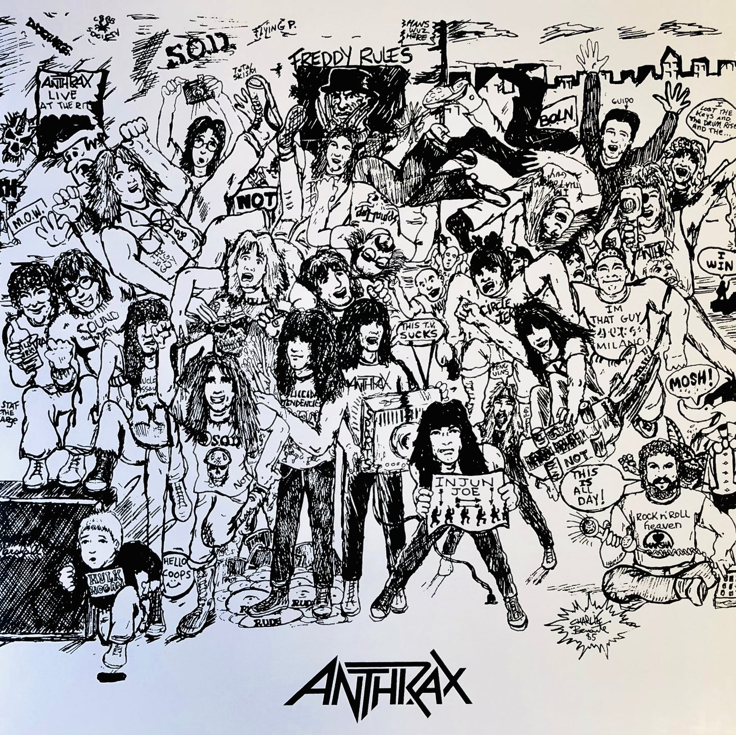 ANTHRAX - Spreading the Disease - Vinile Nero Rimasterizzato (Remastered Black Vinyl)