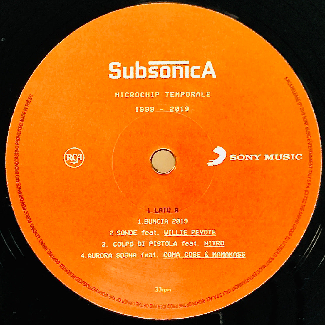 SUBSONICA - Microchip Temporale - Doppio Vinile Nero