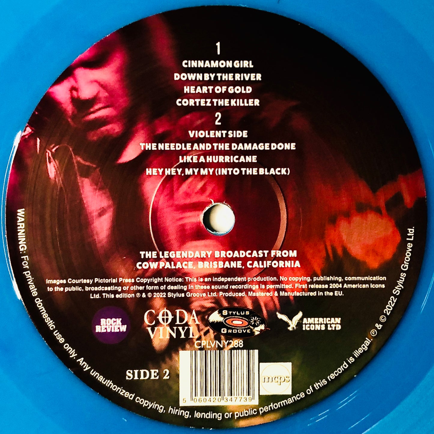NEIL YOUNG - Into the Black - Vinile Blu (Blue Vinyl) (2022)