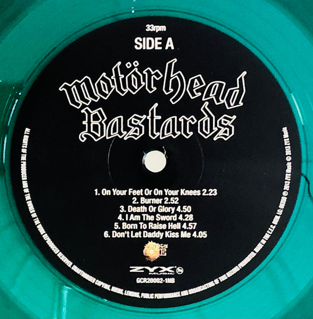 MOTORHEAD - Bastards - Vinile Verde Trasparente Marmorizzato