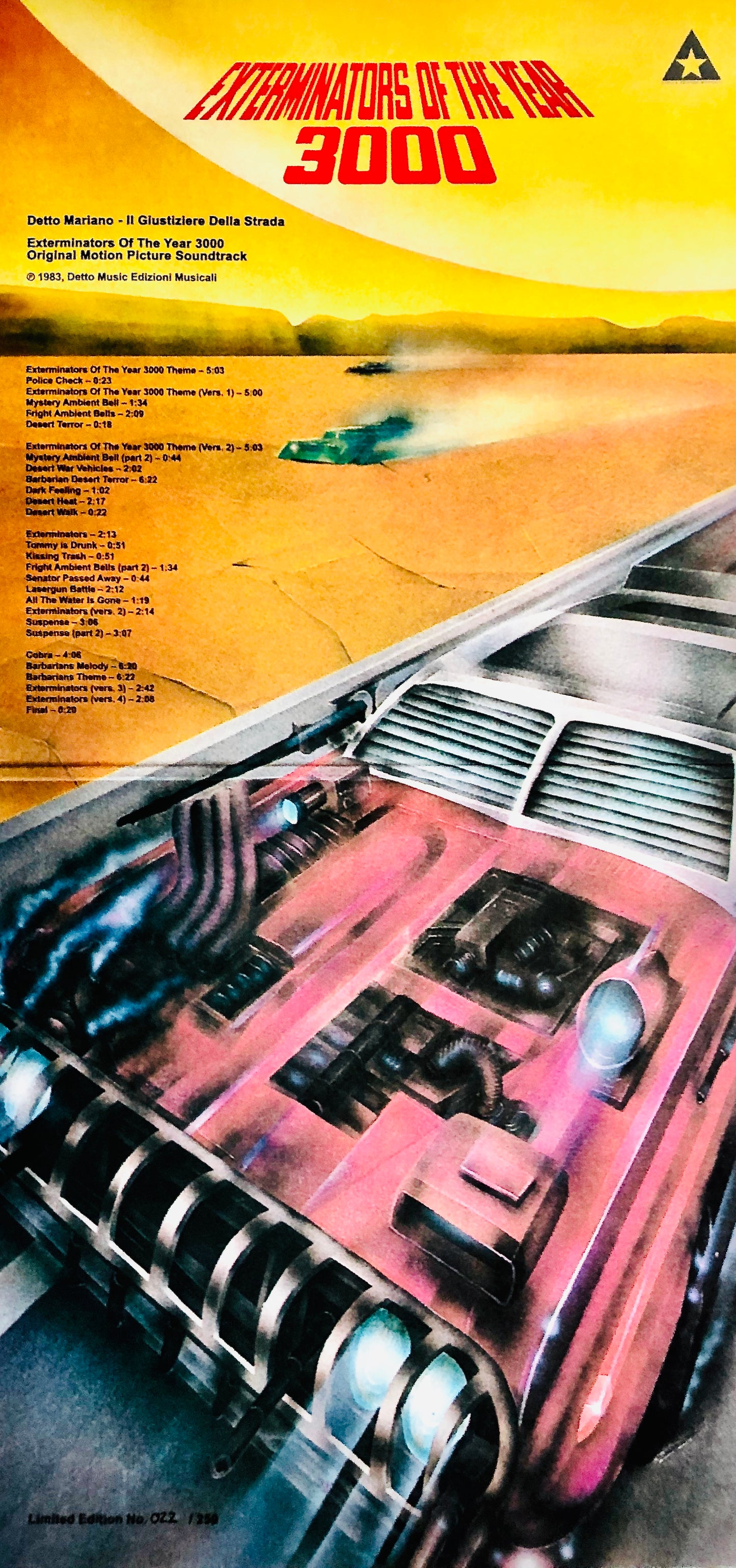 Detto Mariano - Il Giustiziere della Strada - Doppio Vinile Nero (Ed. Lim. 250 copie)