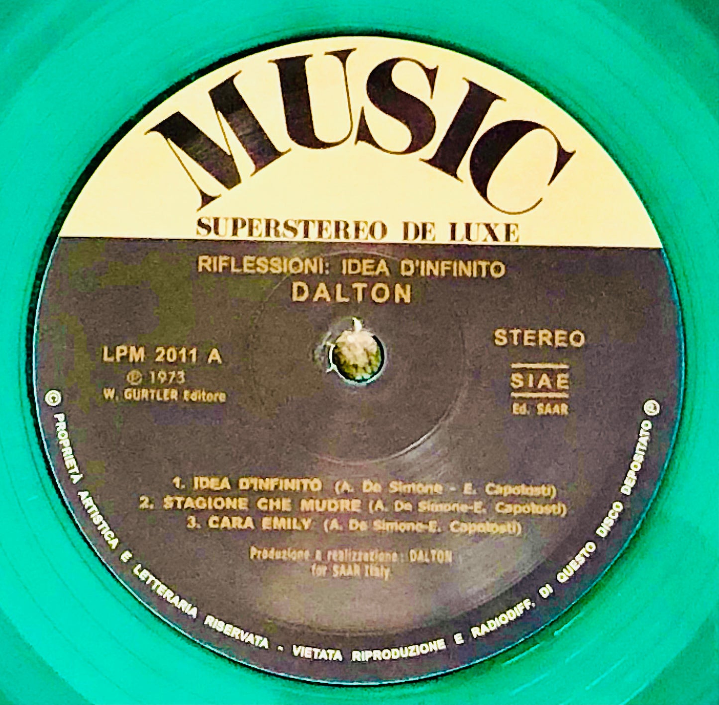 DALTON - Riflessioni: Idea d’Infinito - Vinile Verde Trasparente