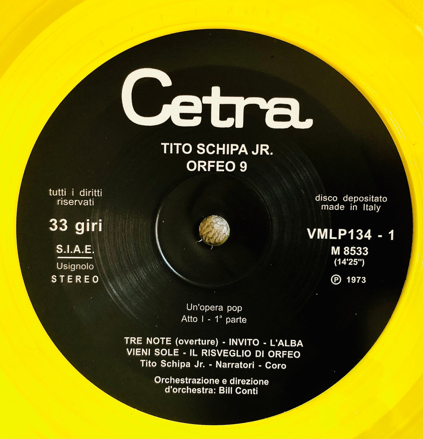 TITO SCHIPA JR. - Orfeo 9 - Doppio Vinile Giallo (Ed. Lim. 2021)