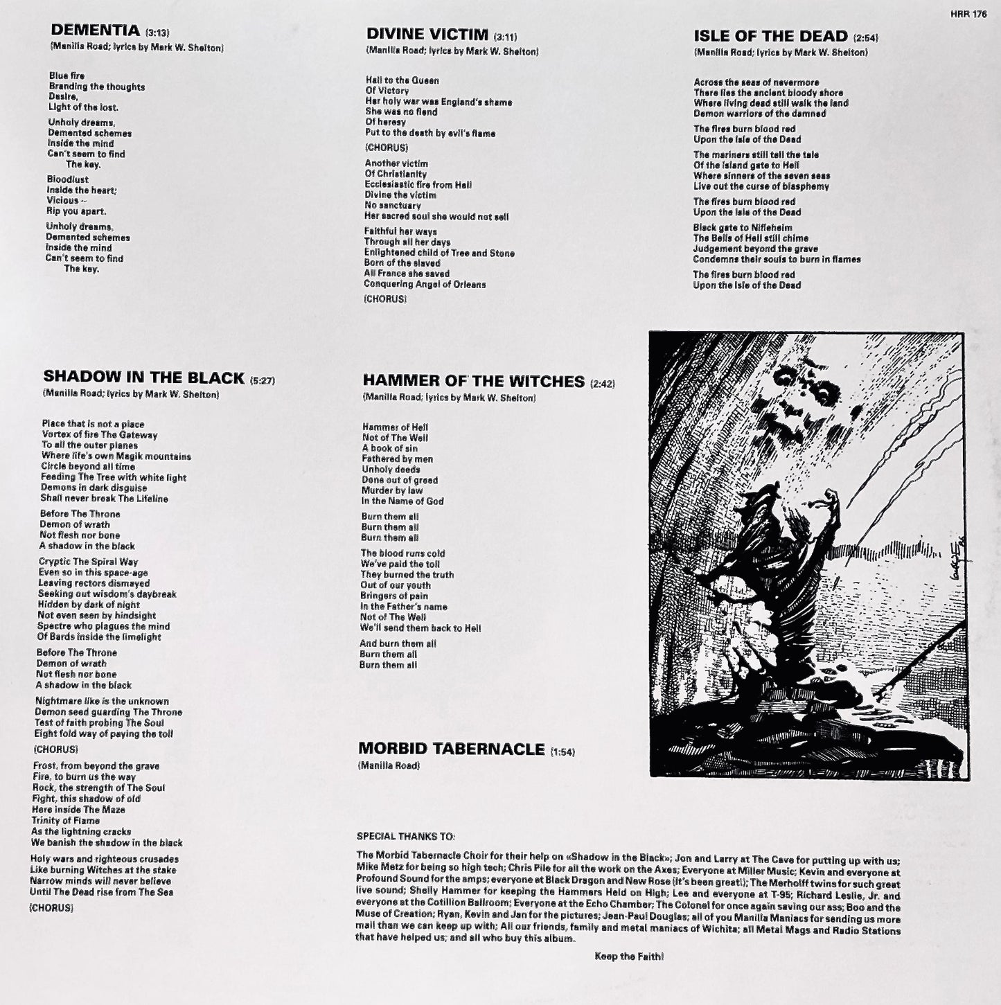 MANILLA ROAD - The Deluge - Vinile Bicolore Arancione / Blu (Ed. Lim. Deluxe 2022)