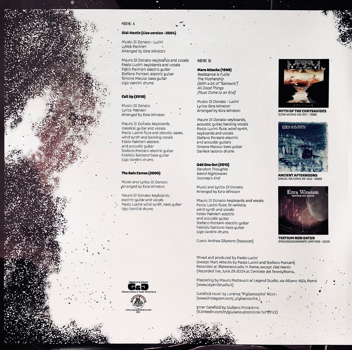 EZRA WINSTON - Tertium non Datur - Vinile Nero Rimasterizzato