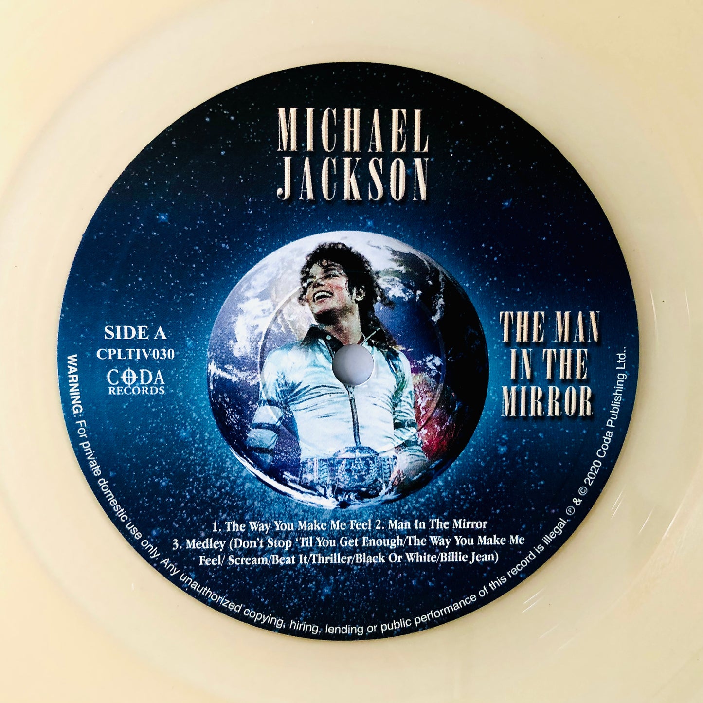 MICHAEL JACKSON - The Man in the Mirror - Doppio Vinile Trasparente (made in UK)