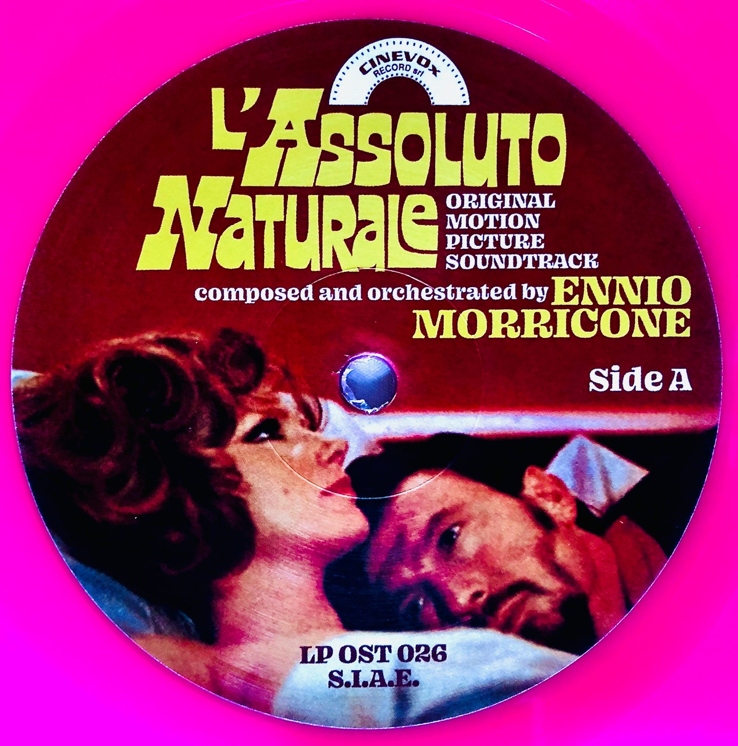 ENNIO MORRICONE - L’Assoluto Naturale - Vinile  Rosa Solido Rimasterizzato / Colonna Sonora