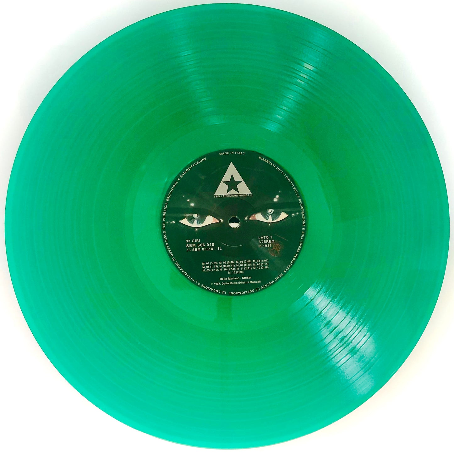 Detto Mariano - Striker - Vinile Verde Trasparente (Ed. Lim. 250 copie)