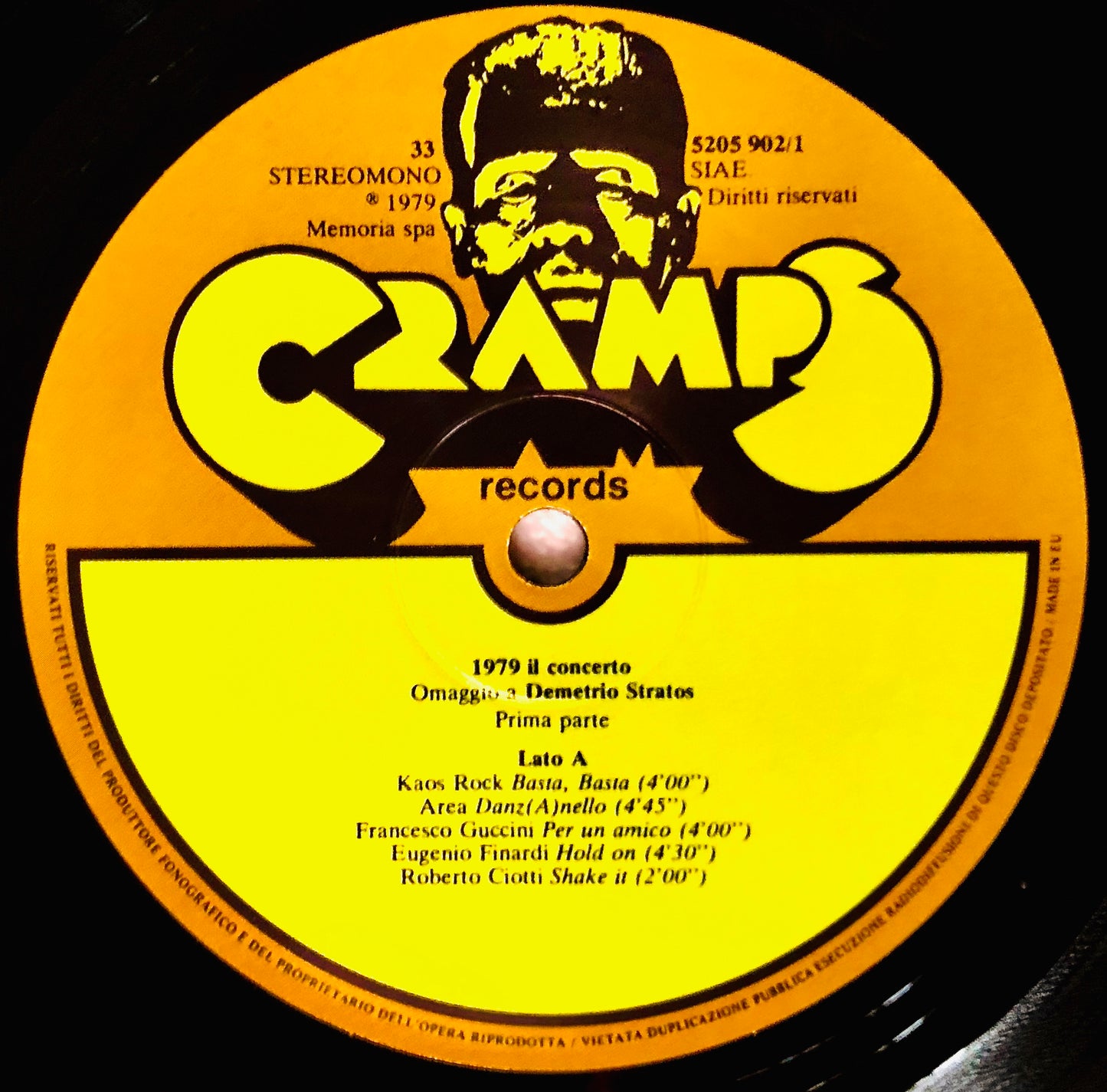 Omaggio a Demetrio Stratos - 1979 Il Concerto (Arena Civica di Milano,giovedì 14 giugno 1979) - Doppio Vinile Nero