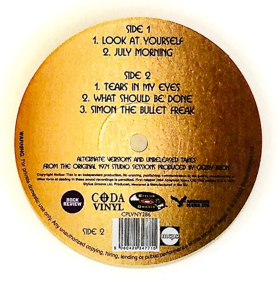 URIAH HEEP - Look at Yourself (sessions 1971) - Vinile Trasparente (made in UK)