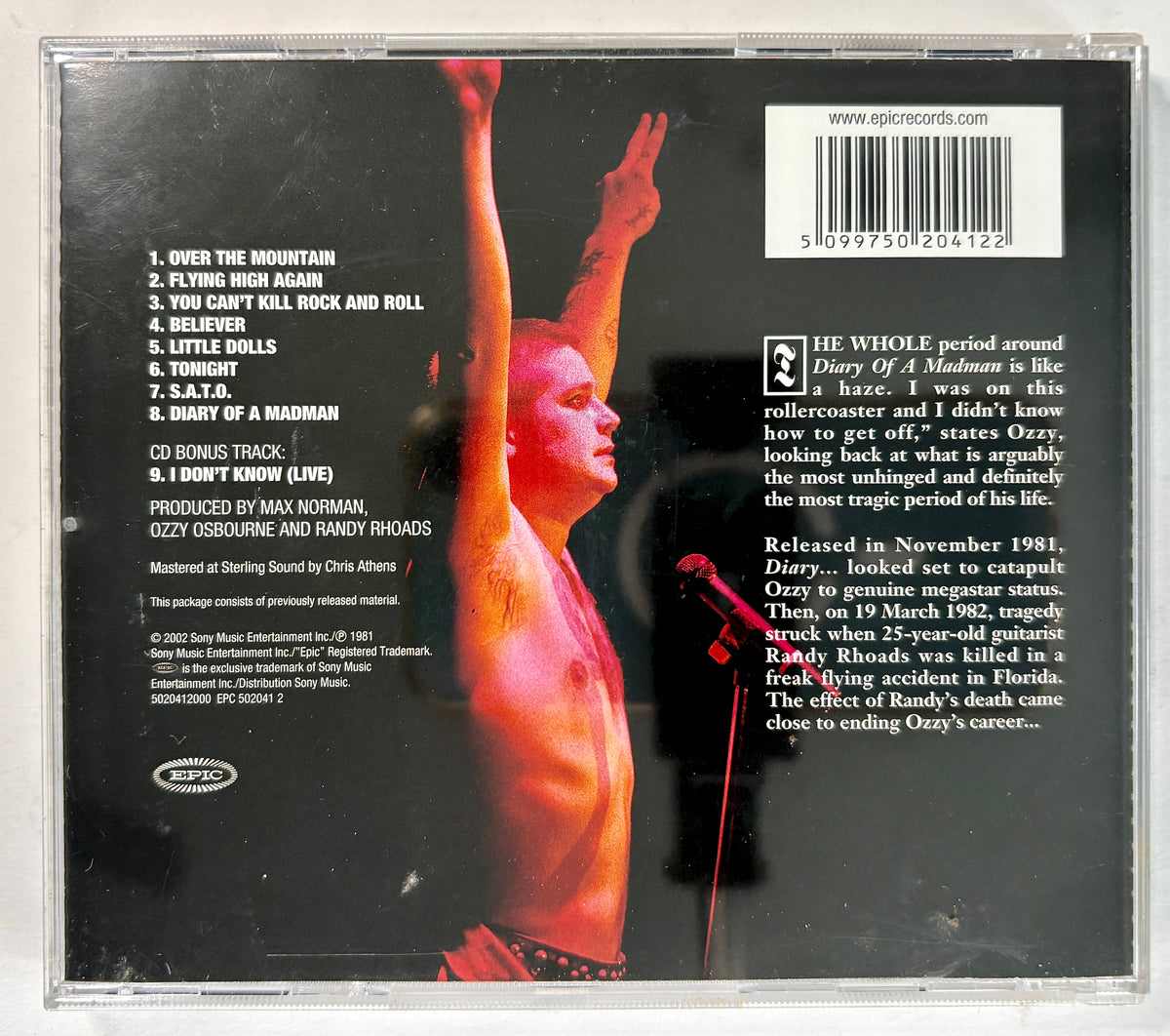 Ozzy Osbourne - Diary of a Madman - CD