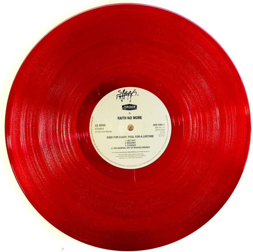FAITH NO MORE - King for a day Fool for a lifetime - Doppio Vinile Rosso (Slash - London Records 1995, UK)