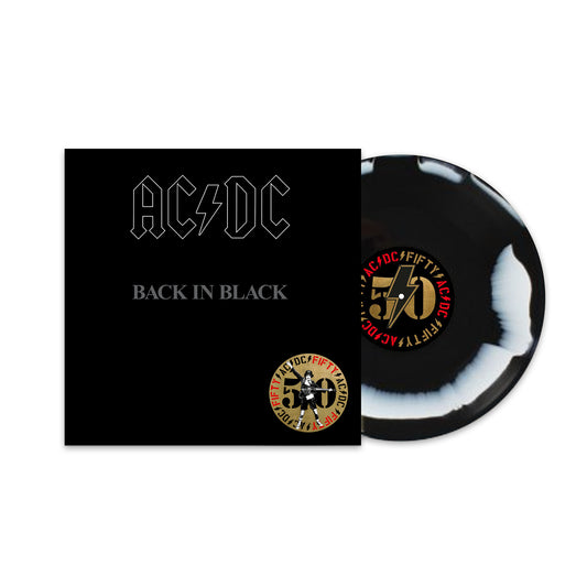 AC DC - Back in Black (Indie Special Edition) - Vinile Bianco/Nero (50th Anniversary)