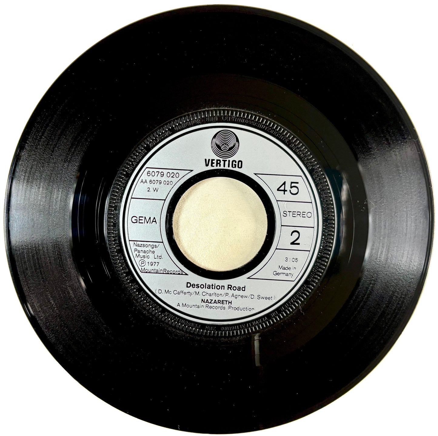 NAZARETH - Gone dead train / Desolation road - Vinile Nero (45rpm)