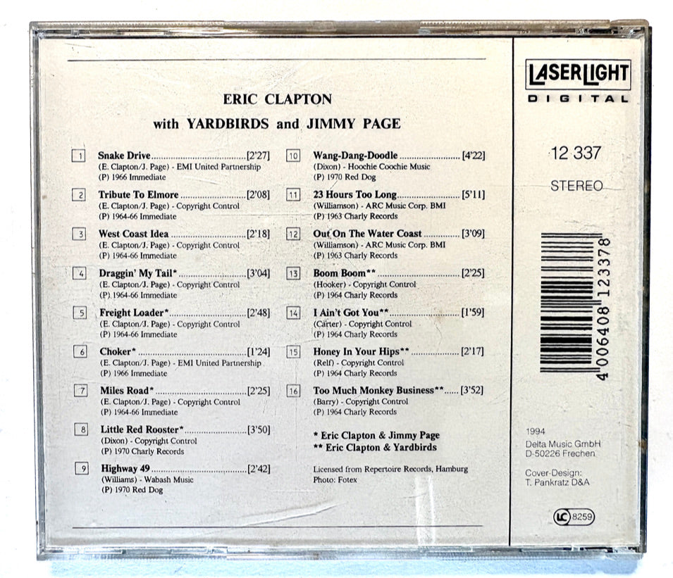 Eric Clapton - with Yardbirds and Jimmy Page - CD
