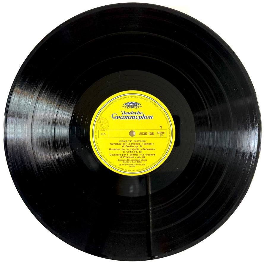 Karl Bohm - Beethoven (Ouvertures) - Vinile Nero (Black Vinyl)
