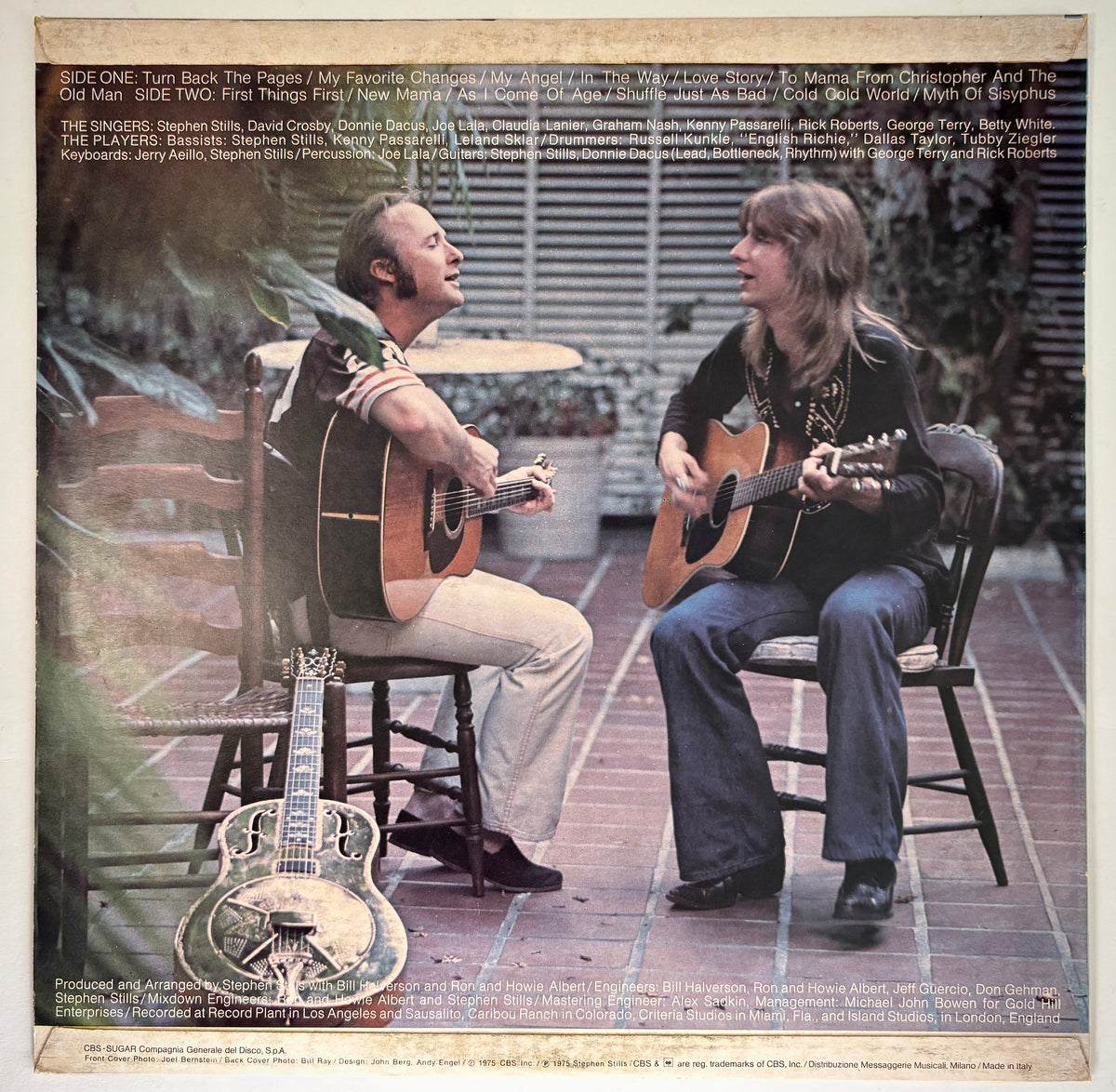 STEPHEN STILLS - Stills - Vinile Nero (Black Vinyl) (1975)