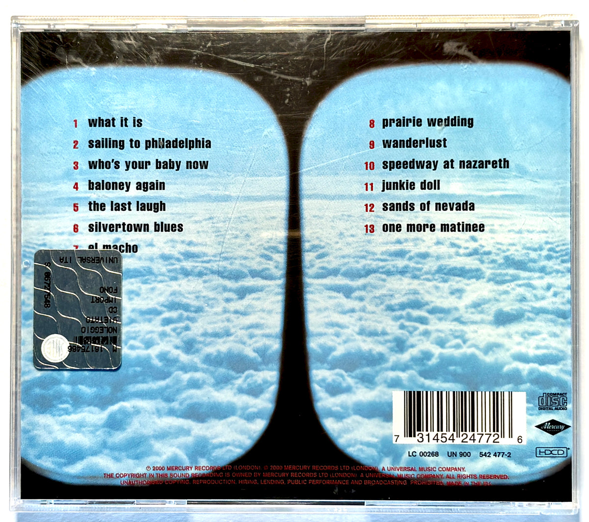 Mark Knopfler - Sailing to Philadelphia - CD