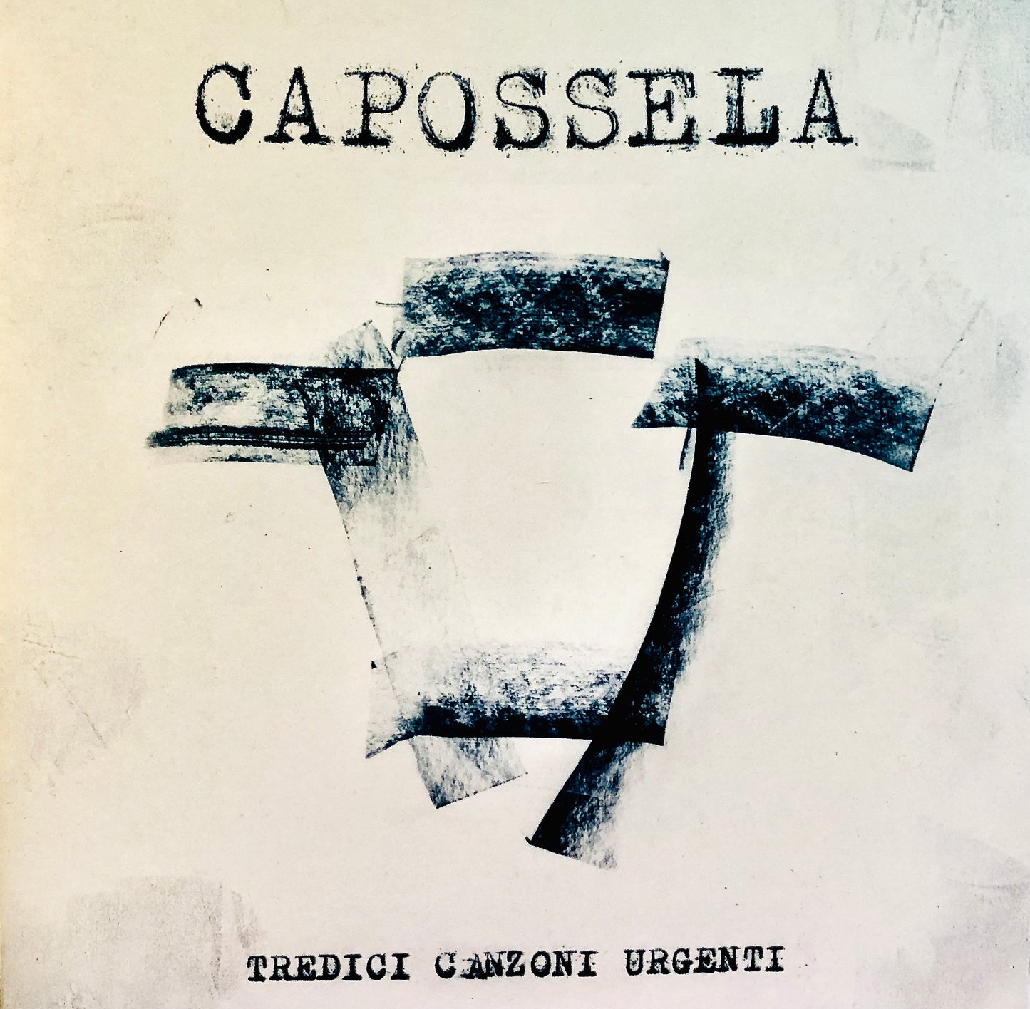 VINICIO CAPOSSELA - Tredici canzoni urgenti - Doppio Vinile Arancione Trasparente (Ed. Lim. Numerata)