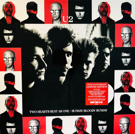 U2 - Two hearts beat as one / Sunday bloody sunday - Vinile Bianco Solido (Record Store Day 2023)