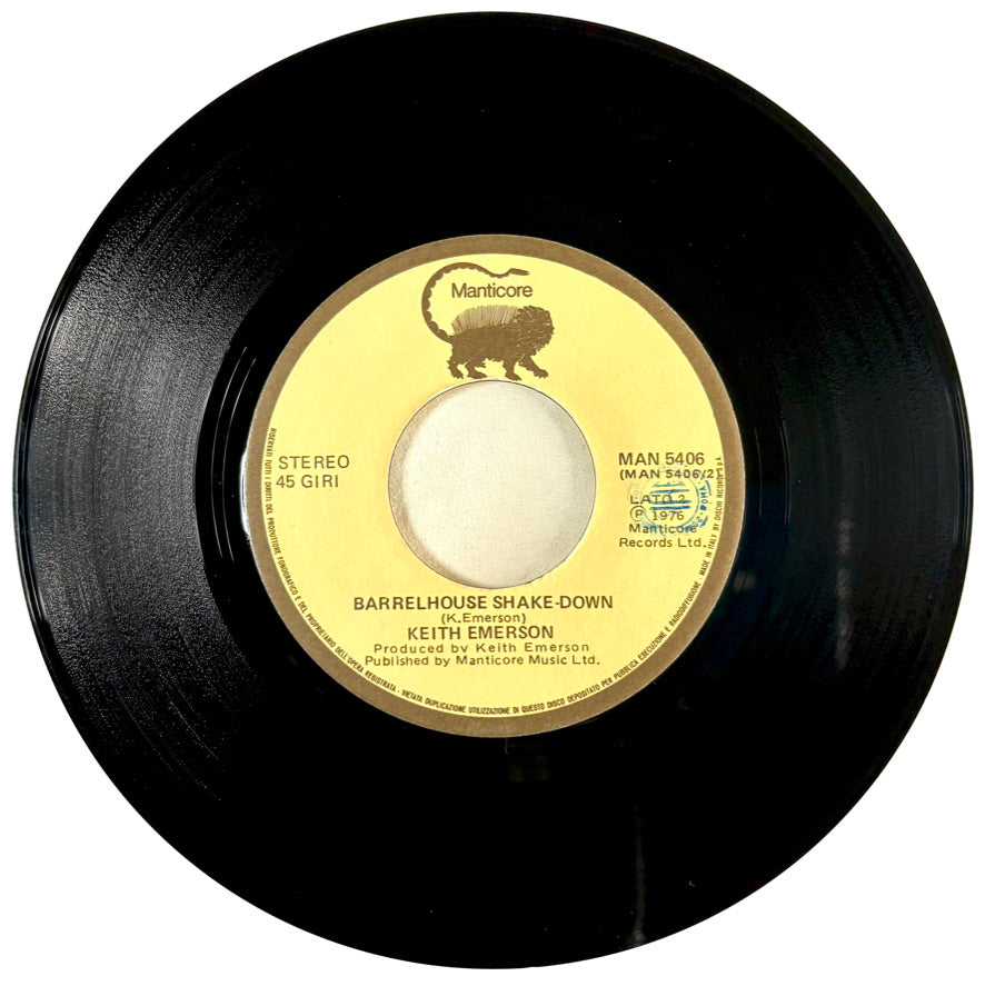 Keith Emerson - Honky Tonk Train Blues - Vinile Nero (45rpm)