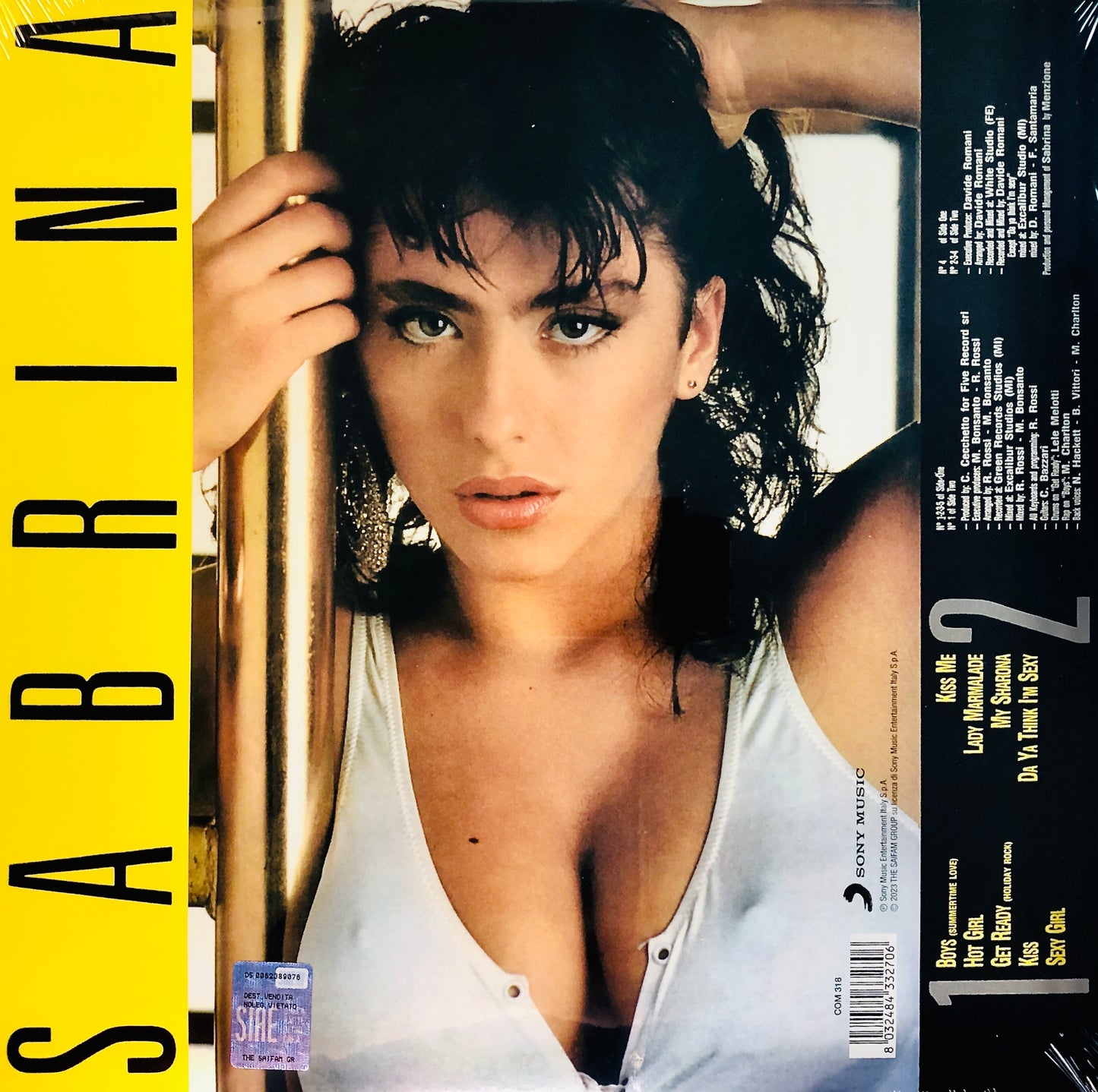 SABRINA SALERNO - Sabrina - Vinile Azzurro Solido