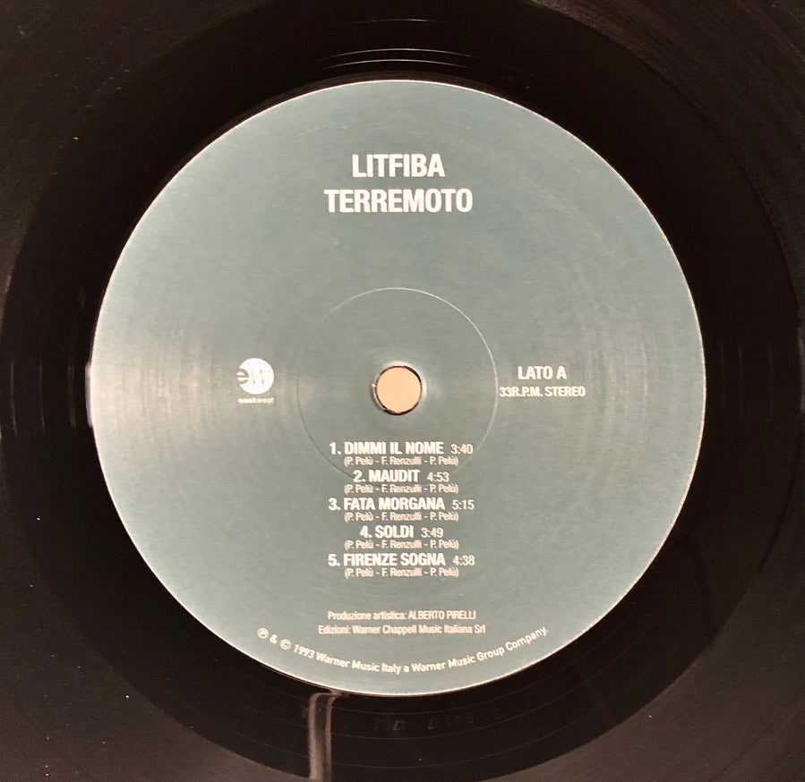 LITFIBA - Terremoto - Vinile Nero (Black Vinyl) (Ed. 2021)