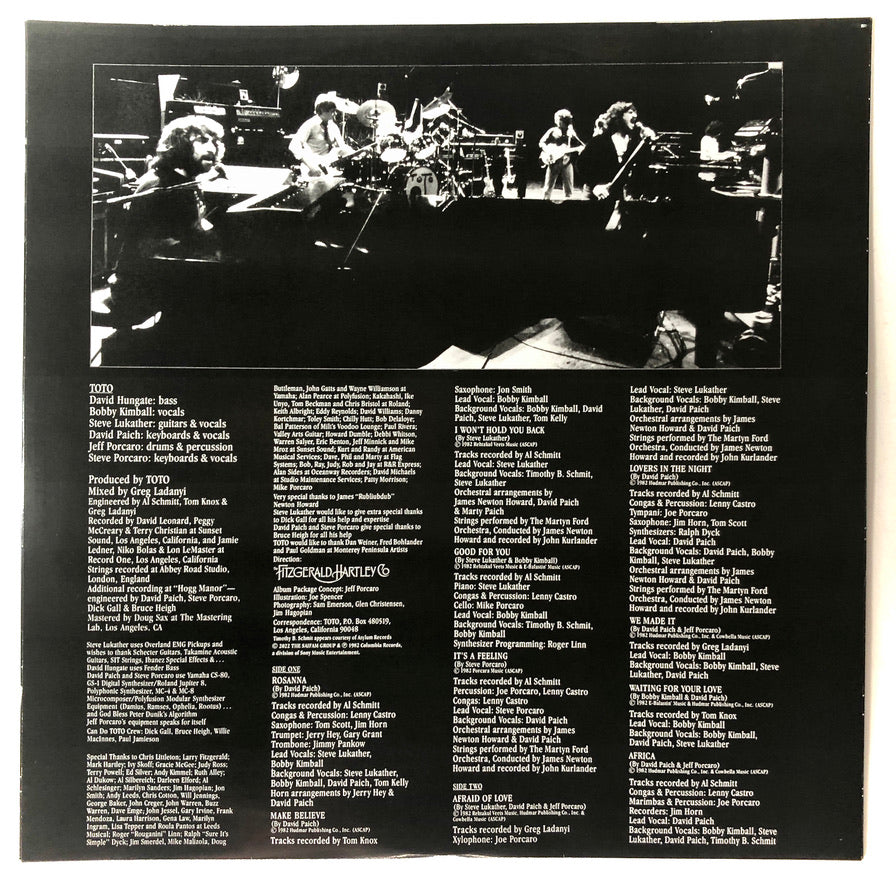 TOTO - IV - Vinile Nero (Black Vinyl) (Ed. 2022)
