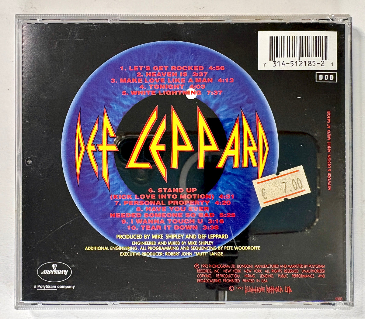 Def Leppard - Adrenalize - CD