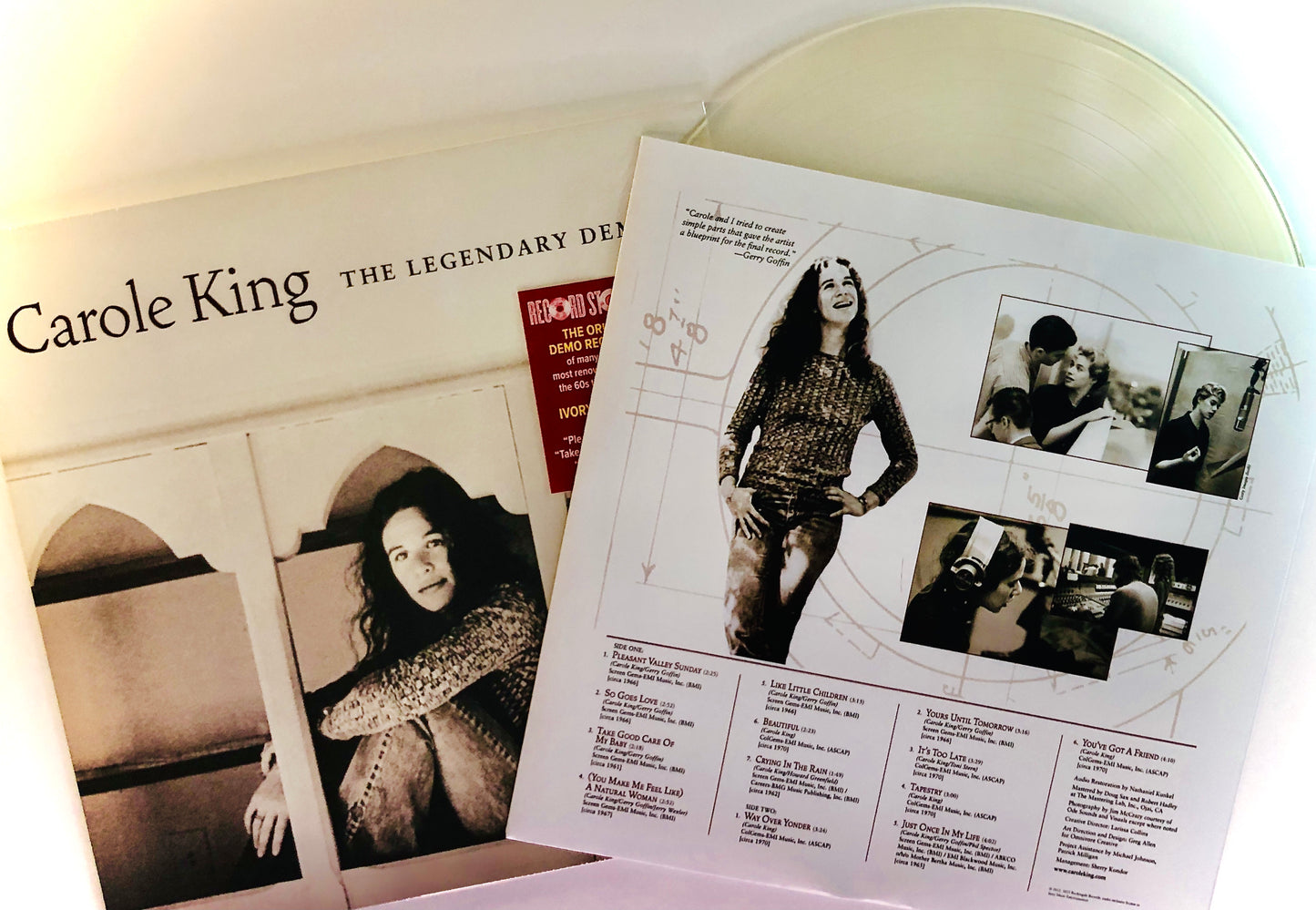 CAROLE KING - The Legendary Demos - Vinile Trasparente (Record Store Day 2023)